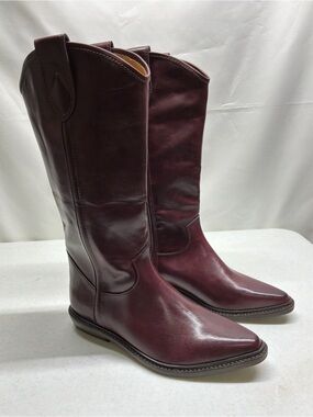 Frye And Co. Rylie Equestrian Boots Mulberry Color Women's Size 6M NWOT